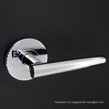 luxurious United States Style Brass Plated Entry Door Levers